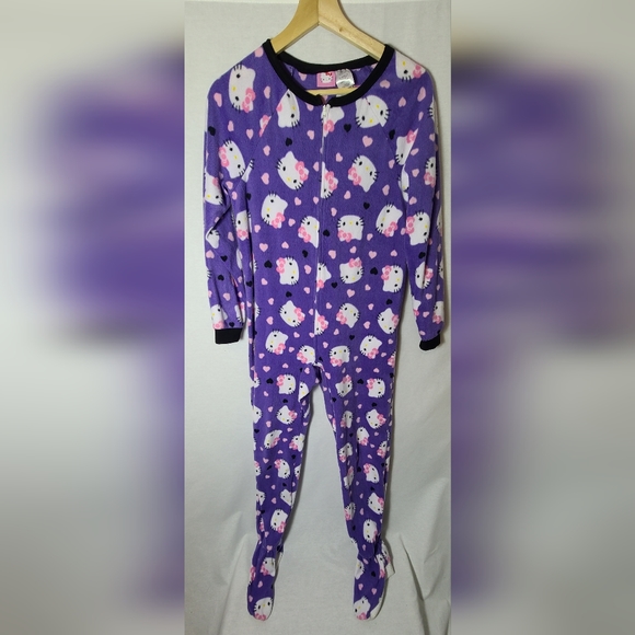 Sanrio HELLO KITTY Onezie- Size XL/16 kids- fits womens XS- 2013 - Picture 1 of 7